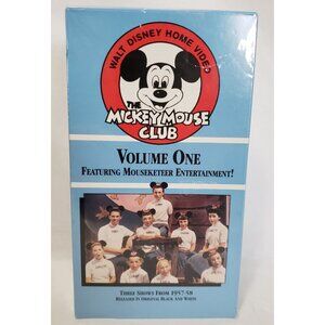 The Mickey Mouse Club Volume One 3 Shows From 1957 to 1958 Walt Disney VHS
